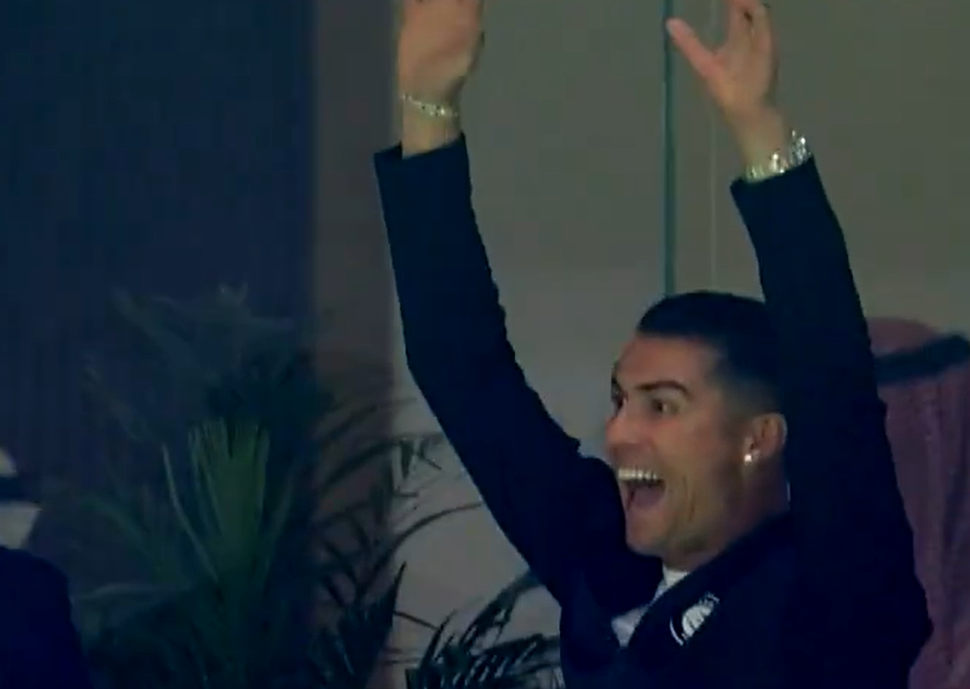 Reagimi i Ronaldos ishte epik kur Laporte shënoi gol nga një distancë e pabesueshme