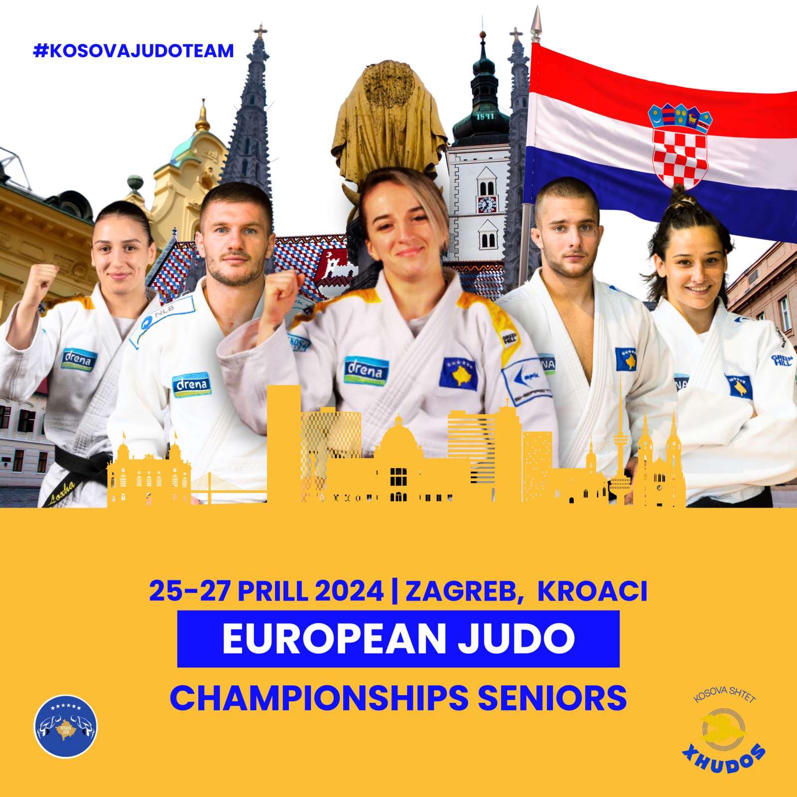 Kampionati Evropian i Xhudos mbahet me 25-27 prill, nga Kosova garojnë këta xhudistë